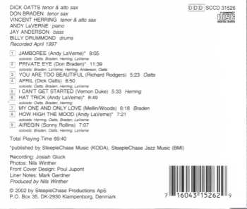 CD Jay Anderson: Jam Session, Vol. 3