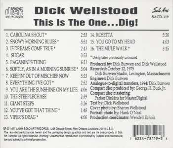 CD Dick Wellstood: This Is The One...Dig!