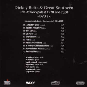4CD/DVD Dickey Betts & Great Southern: Live At Rockpalast 1978 And 2008