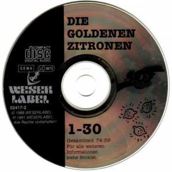 CD Die Goldenen Zitronen: Porsche - Genscher - Hallo HSV +Mehr