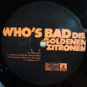 2LP Die Goldenen Zitronen: Who's Bad?
