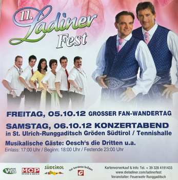 CD Die Ladiner: Ich Male Rosen In Dein Herz