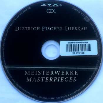 2CD Dietrich Fischer-Dieskau: Meisterwerke / Masterpieces
