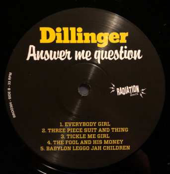 LP Dillinger: Answer Me Question