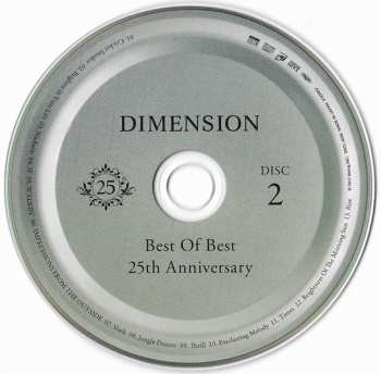 2CD Dimension: Best Of Best 25th Anniversary