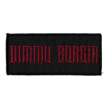 Merch Dimmu Borgir: Aufnäher Logo Dimmu Borgir (red)