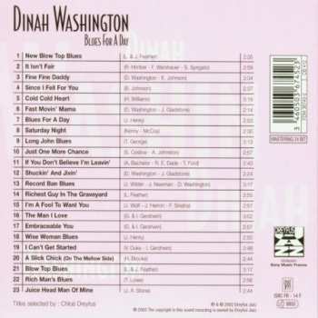 CD Dinah Washington: Blues For A Day