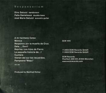 CD Dino Saluzzi: Responsorium