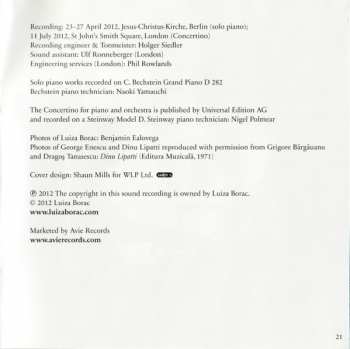 2CD Dinu Lipatti: Piano Music