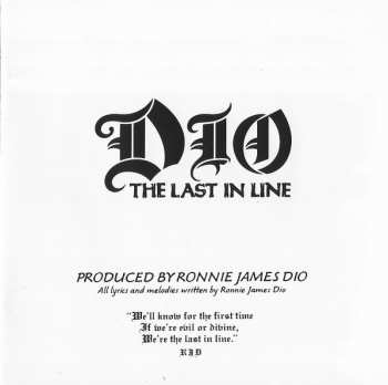 CD Dio: The Last In Line