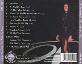 CD Dionne Warwick: No Night So Long