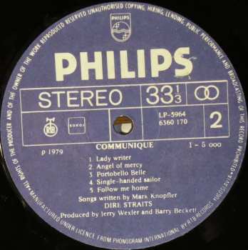 LP Dire Straits: Communiqué