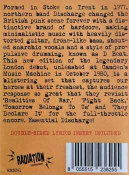 LP Discharge: First London Gig, Live At The Music Machine, October 28th, 1980