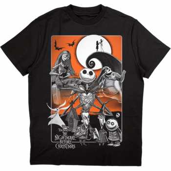 Merch Disney: T-Shirt The Nightmare Before Christmas Orange Moon 