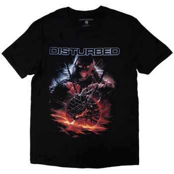 Merch Disturbed: Disturbed Unisex T-shirt: European Tour '23 Medallion (back Print & Ex-tour) (small) S