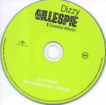 3CD Dizzy Gillespie: 3 Essential Albums