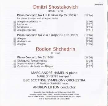 CD Dmitri Shostakovich: Piano Concertos Nos 1 & 2 / Piano Concerto No 2