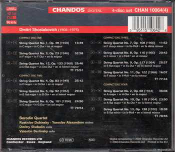 4CD Dmitri Shostakovich: String Quartets 1 - 13 