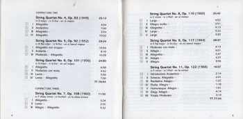 4CD Dmitri Shostakovich: String Quartets 1 - 13 