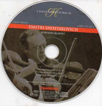 4CD Dmitri Shostakovich: String Quartets 1 - 13 