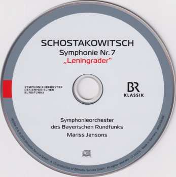 CD Dmitri Shostakovich: Symphonie Nr. 7 "Leningrader"