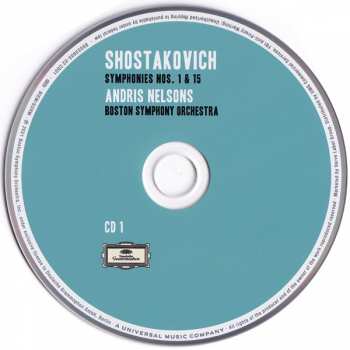 2CD Dmitri Shostakovich: Symphonies 1, 14 & 15 · Chamber Symphony In C Minor
