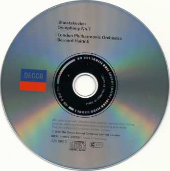 CD The London Philharmonic Orchestra: Symphony No.7