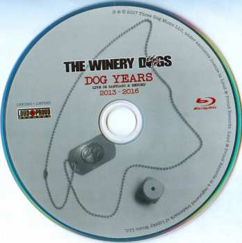 3CD/DVD/Blu-ray The Winery Dogs: Dog Years - Live in Santiago & Beyond 2013-2016