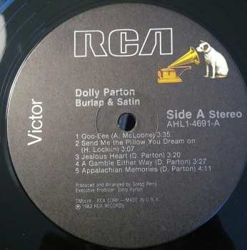 LP Dolly Parton: Burlap & Satin