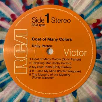 LP Dolly Parton: Coat Of Many Colors CLR