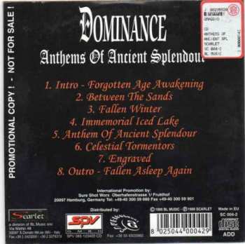 CD Dominance: Anthems Of Ancient Splendour