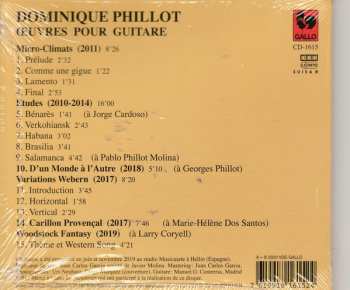 CD Dominique Phillot: Oeuvres Pour Guitare