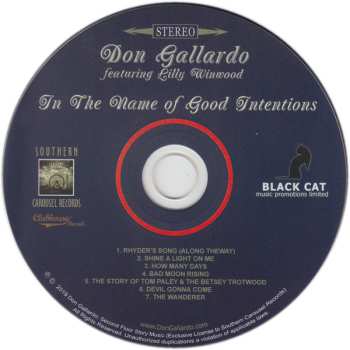 CD Don Gallardo: In The Name Of Good Intentions