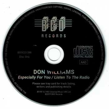 2CD Don Williams: Especially For You / Listen To The Radio / Yellow Moon