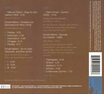 2CD Peter Homans: Donald Martino Memorial Tribute Concert