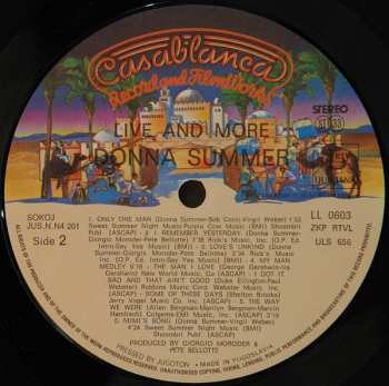 2LP Donna Summer: Live And More