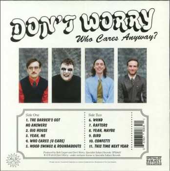 CD Don't Worry: Who Cares Anyway?  LTD