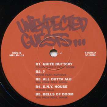 2LP MF Doom: Unexpected Guests LTD