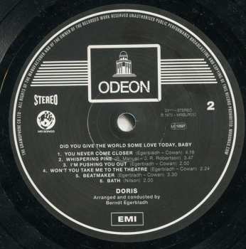 LP Doris: Did You Give The World Some Love Today, Baby