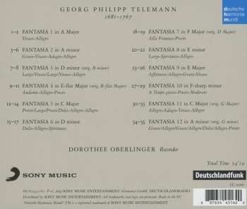 CD Georg Philipp Telemann: 12 Fantasias