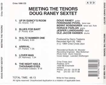 CD Doug Raney Sextet: Meeting The Tenors