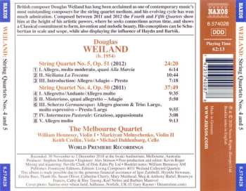 CD Douglas Weiland: String Quartets Nos. 4 And 5