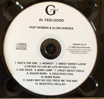 CD Dr. Feelgood: Fast Women & Slow Horses