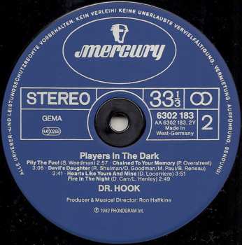 LP Dr. Hook: Players In The Dark