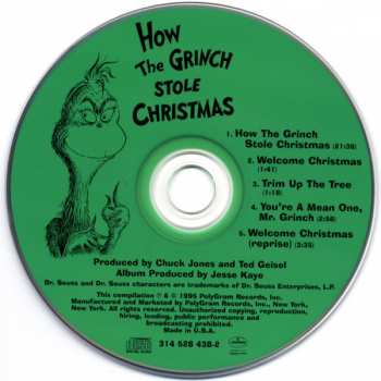 CD Dr. Seuss: How The Grinch Stole Christmas