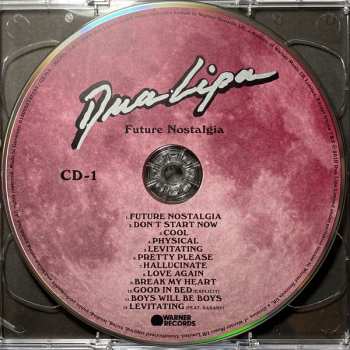 2CD Dua Lipa: Future Nostalgia + Club Future Nostalgia
