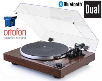 Tontechnik DUAL CS 529 Walnut + Ortofon QUINTET BLUE (MC)