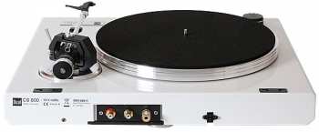 Tontechnik DUAL CS 600 High Gloss White Special Edition + Ortofon 2M Blue