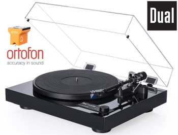 Tontechnik DUAL CS 618Q High End Černý Piano lak + Ortofon QUINTET BRONZE (MC)