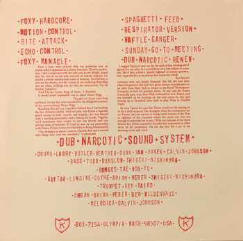 LP Dub Narcotic Sound System: Rhythm Record Volume One (Echos From The Scene Control Room)